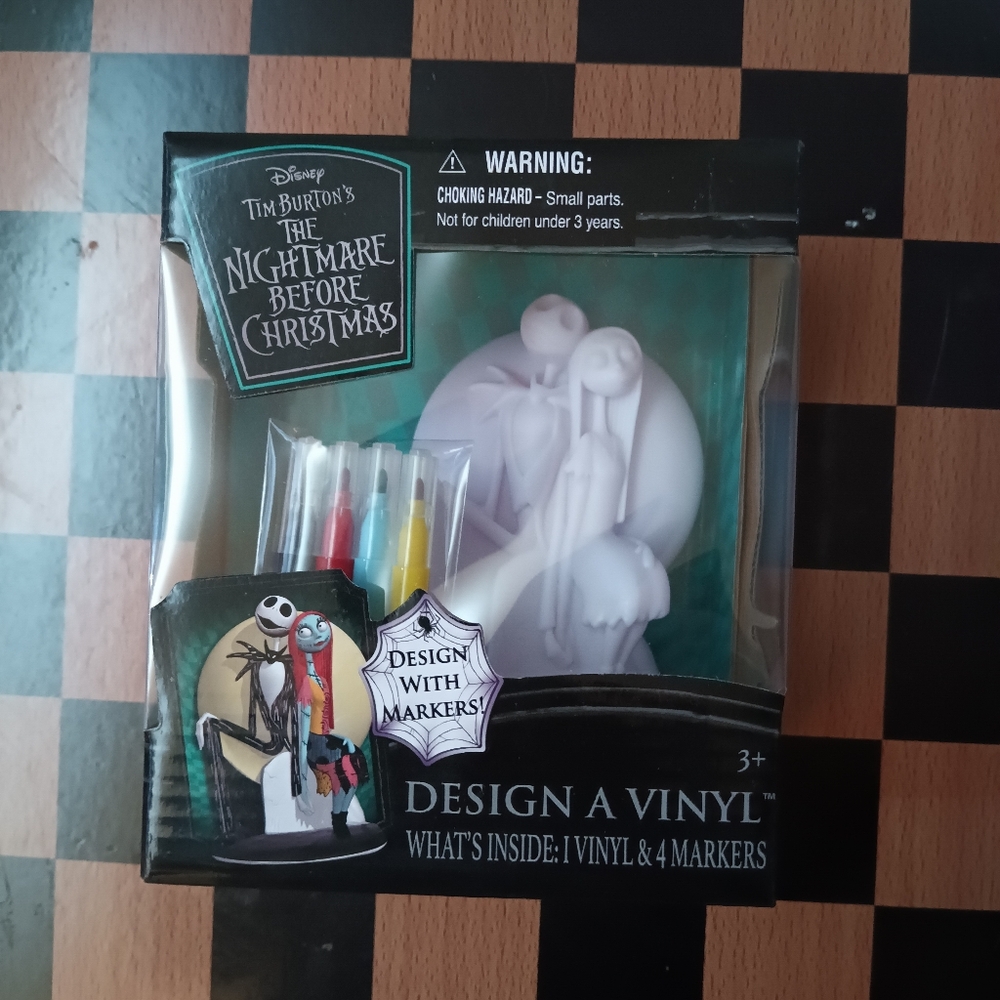 Disney The Nightmare Before Christmas Vinyl Design Kit with Markers